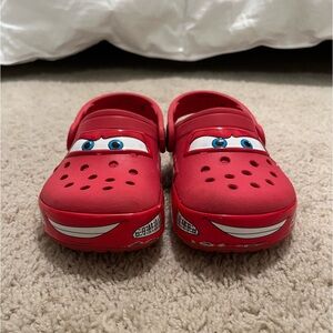 Toddler Lightening McQueen crocs